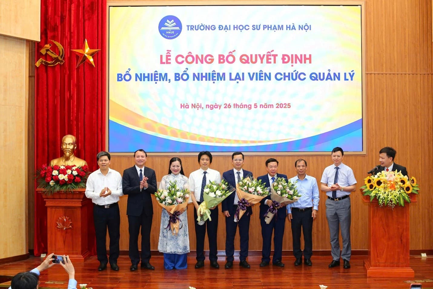 Lễ công bố Quyết định bổ nhiệm, bổ nhiệm lại viên chức quản lý nhiệm kỳ 2025 – 2030: vinh dự, trách nhiệm và khát vọng phát triển  