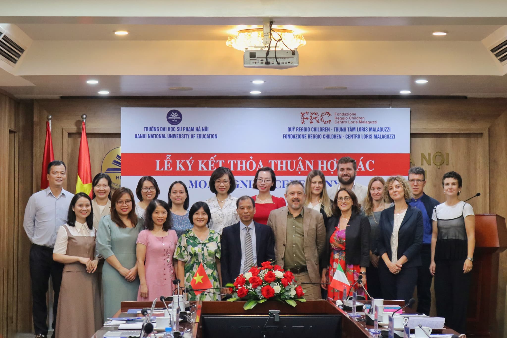 Trường Đại học Sư phạm Hà Nội ký kết Thỏa thuận Hợp tác với Fondazione Reggio Children – Centro Loris Malaguzzi (Ý)