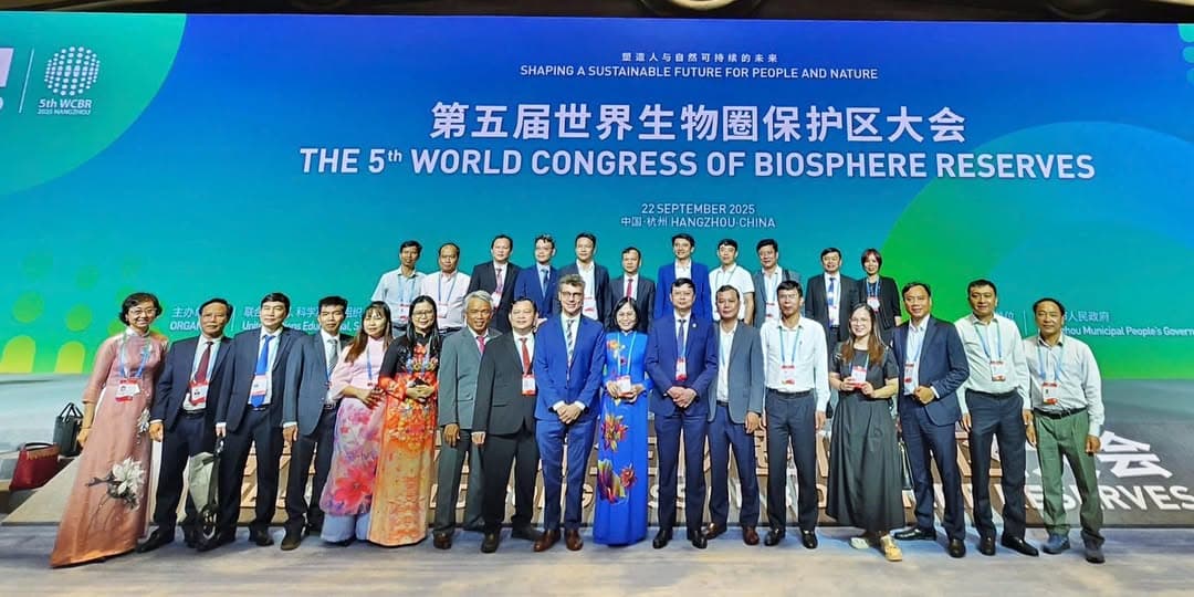 Trường Đại học Sư phạm Hà Nội tham dự Hội nghị Toàn cầu các Khu Dự trữ Sinh quyển (KDTSQ) Thế giới lần thứ 5 và Kỳ họp Hội đồng Điều phối quốc tế Chương trình Con người và Sinh quyển (MAB ICC) lần thứ 37