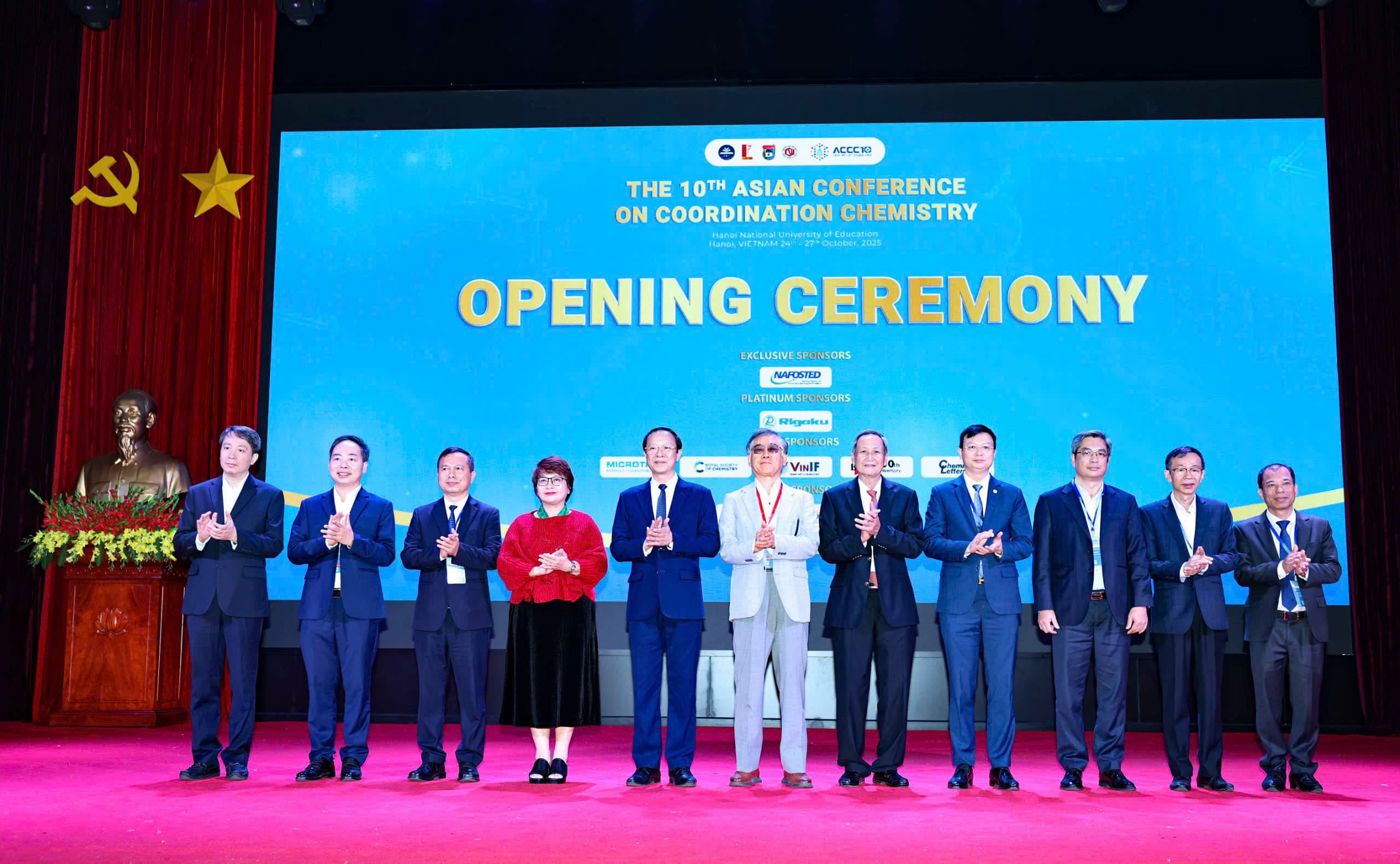 Khai mạc Hội thảo Phức chất Châu Á lần thứ 10 – ACCC10: Chemistry for Our Sustainable Development