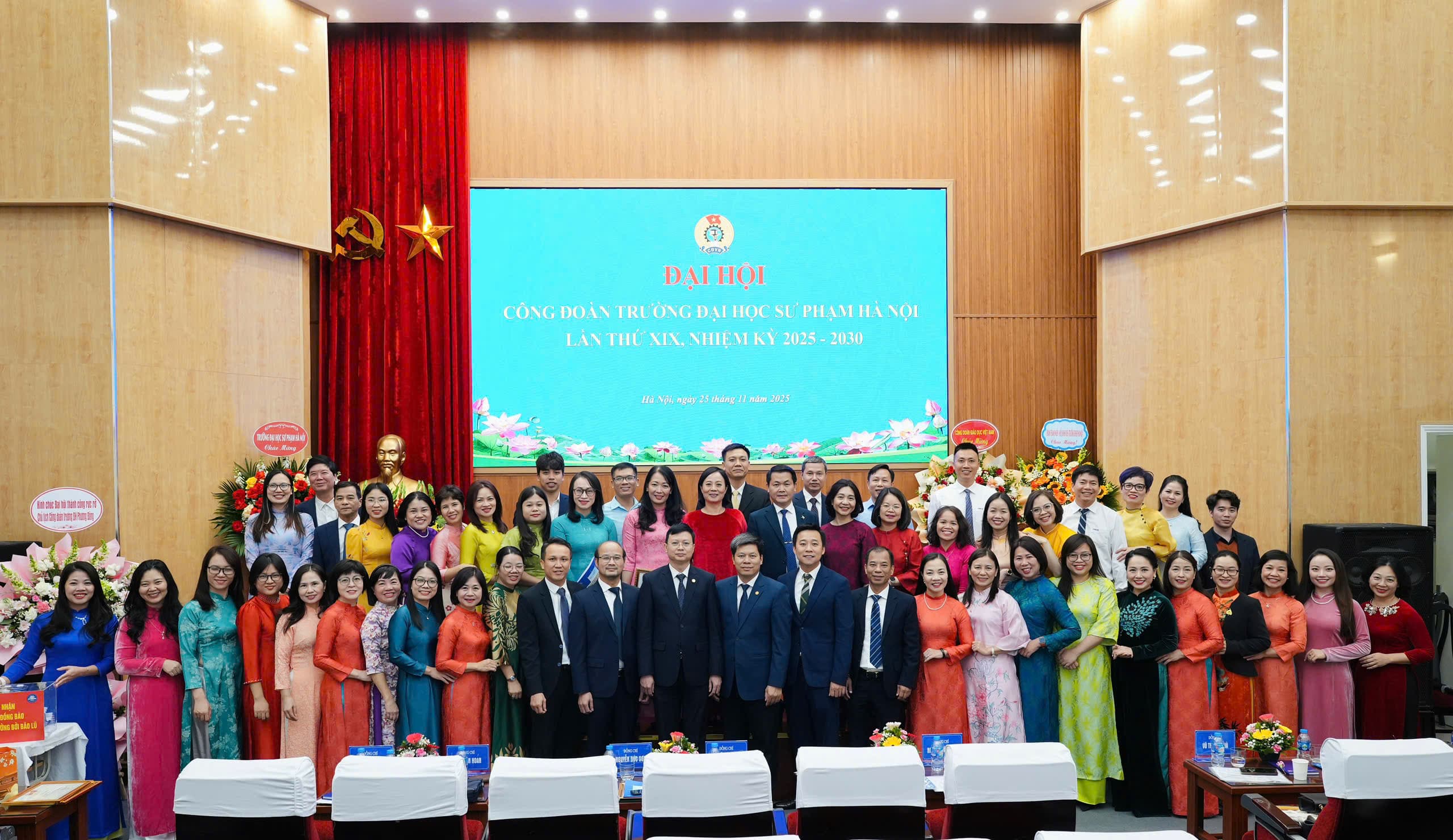 Đại hội Công đoàn Trường Đại học Sư phạm Hà Nội  lần thứ XIX, nhiệm kỳ 2025 - 2030: xây dựng tổ chức công đoàn vững mạnh, hướng tới môi trường giáo dục hạnh phúc