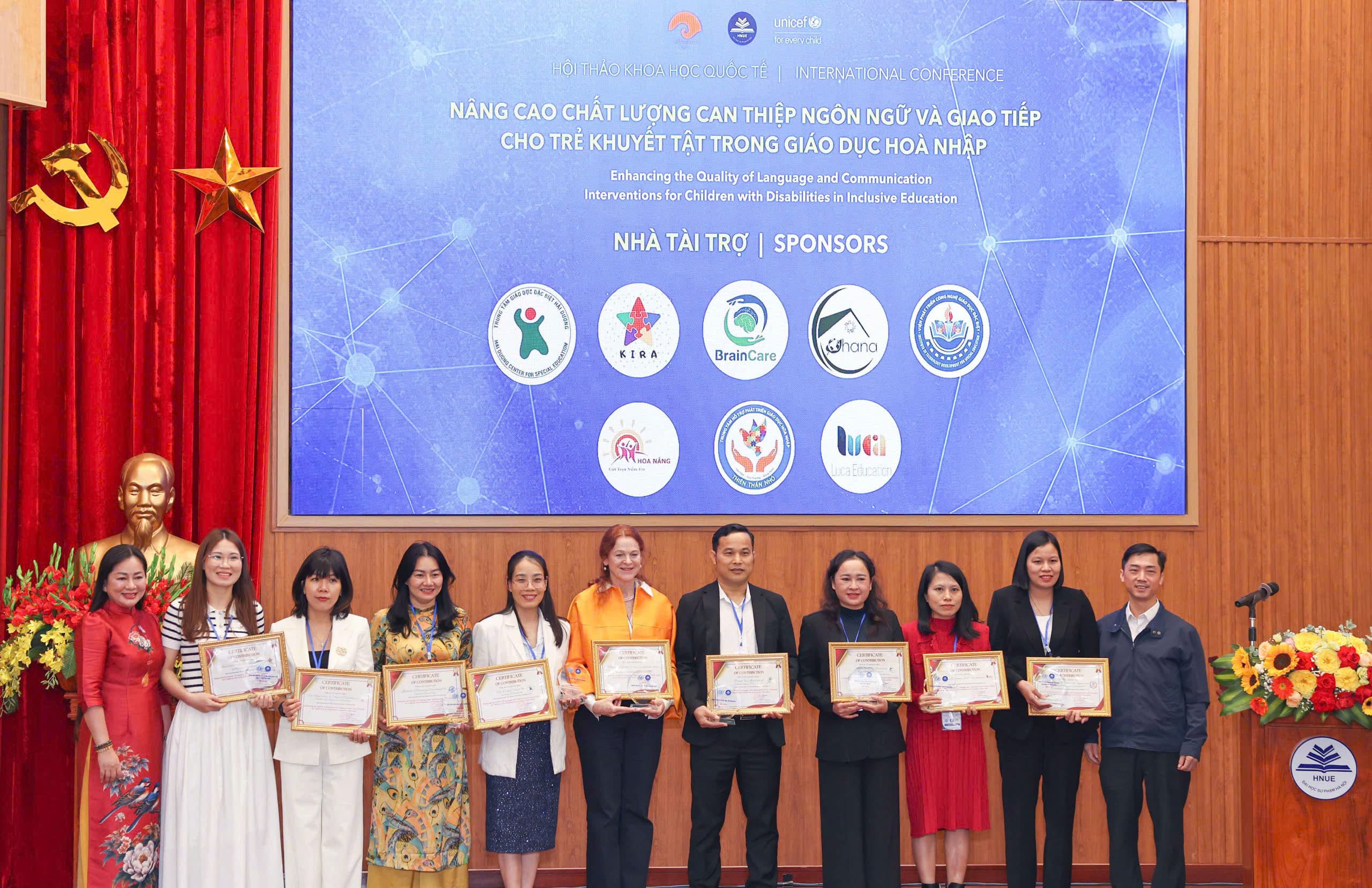 Hội thảo khoa học quốc tế: “Nâng cao chất lượng can thiệp ngôn ngữ và giao tiếp cho trẻ khuyết tật trong giáo dục hòa nhập”.